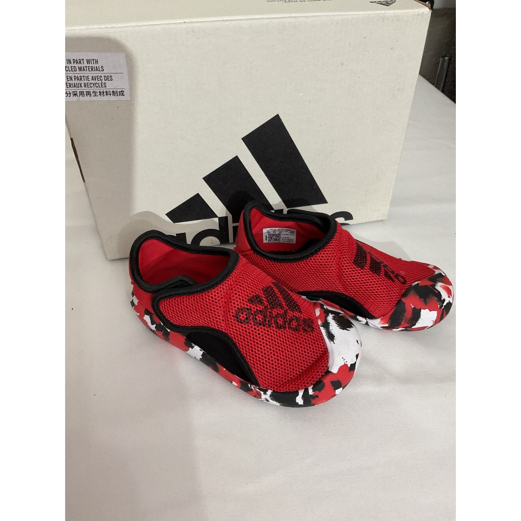 Adidas Altaventure 2.0i Kids Water Shoes Red & Camouflage Size 7k